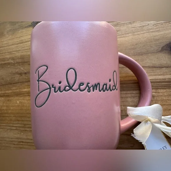 New Bridesmaid Pink Coffee Mug NWT - Picture 4 of 4